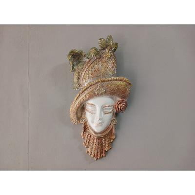 Polyester Kadın Mask Duvar Süsü