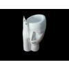 Dekoratif Beyaz Renk  Mask Vazo