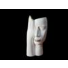Dekoratif Beyaz Renk  Mask Vazo