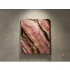 Pembe Kristal Dokulu Epoksi Wall Art/Modern Duvar Tablosu